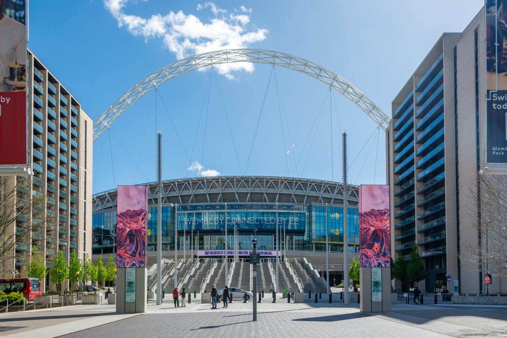 Mysquare State-Of-The-Art 1 Bedroom Apartments Near Wembley Park London Exterior foto