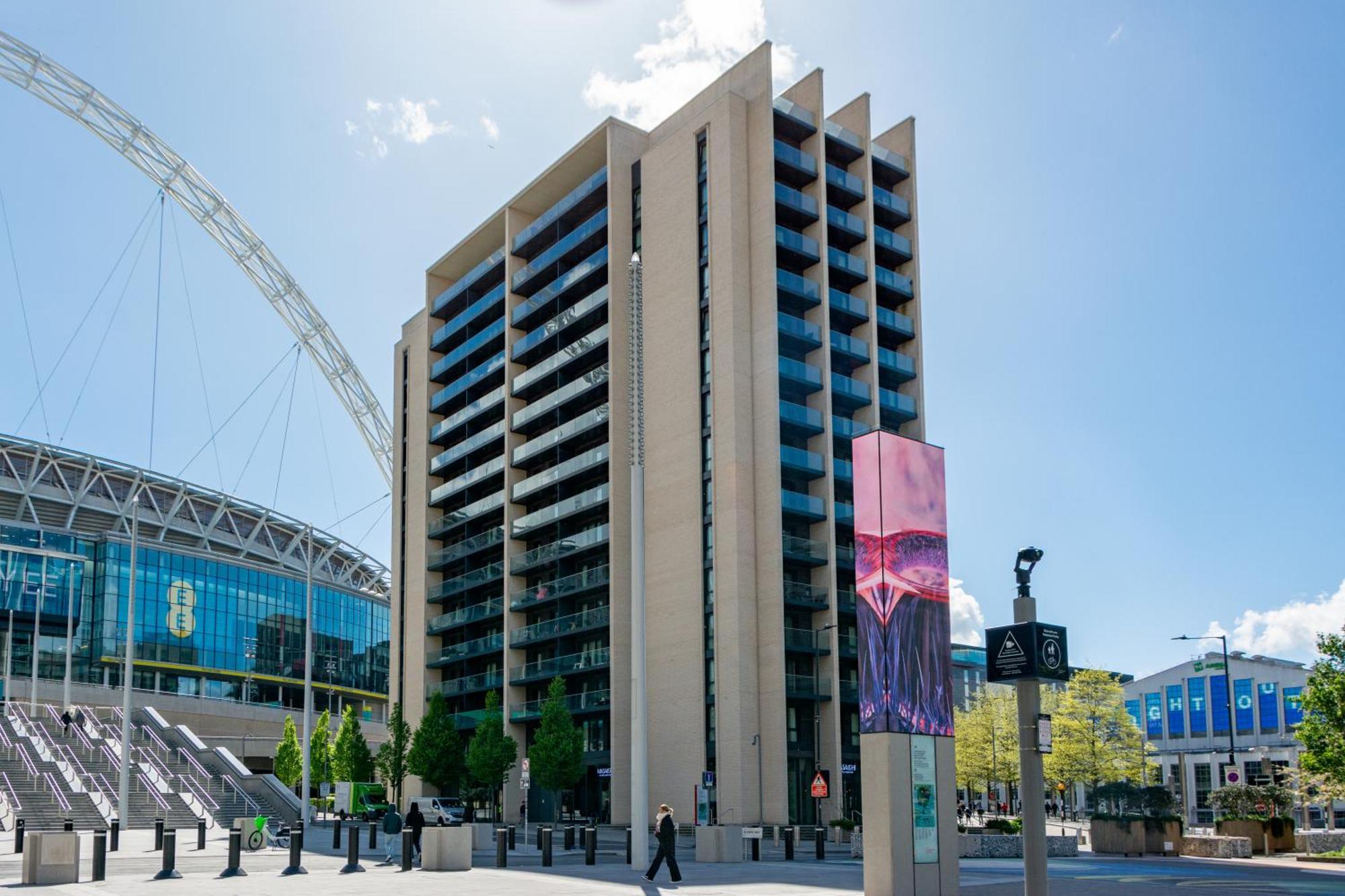 Mysquare State-Of-The-Art 1 Bedroom Apartments Near Wembley Park London Exterior foto