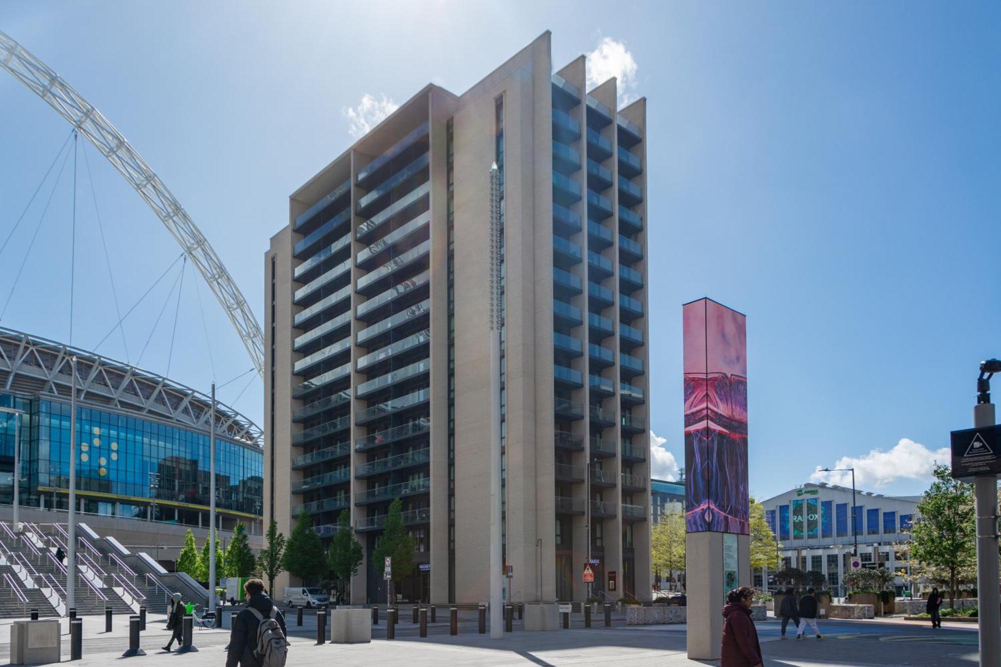 Mysquare State-Of-The-Art 1 Bedroom Apartments Near Wembley Park London Exterior foto